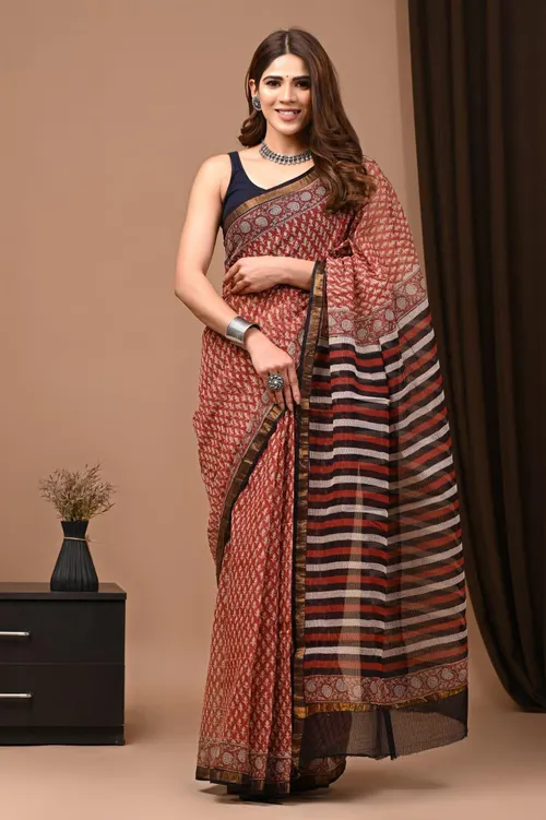 Lightweight & Breathable Kota Cotton Saree